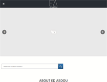 Tablet Screenshot of edabdou.com